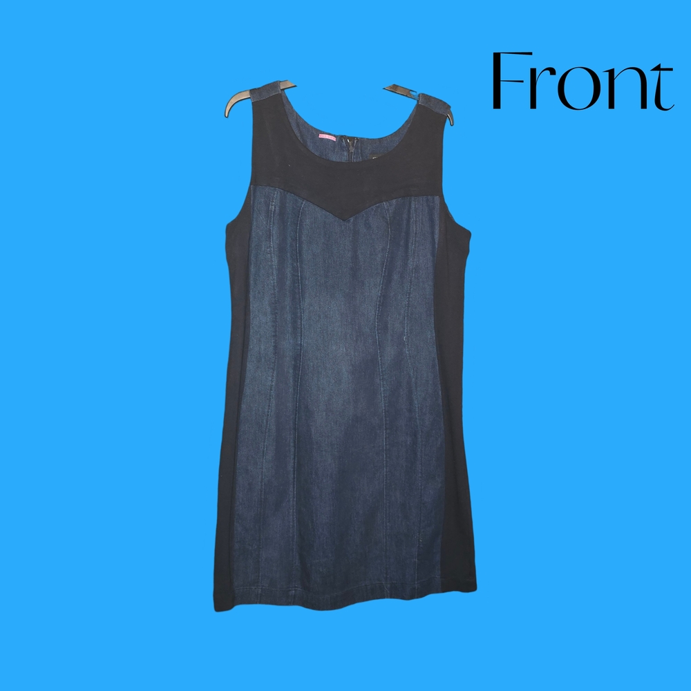 Chic Denim Sleeveless Dress